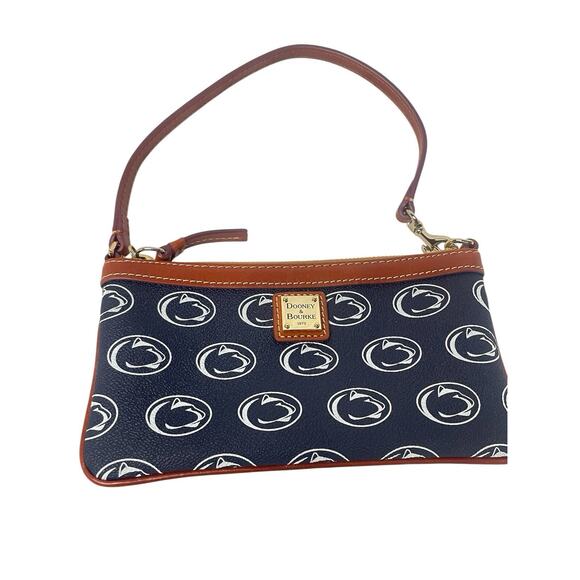Dooney & Bourke Penn State Slim Wristlet Bag Clutch PERFECT! - Picture 1 of 10